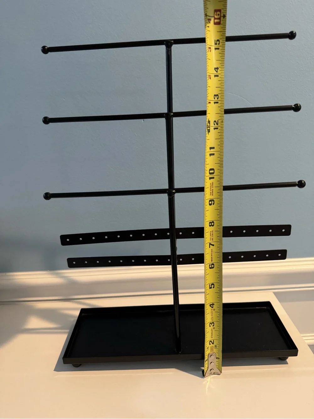 Black Multi-Tier Jewelry & Accessory Organizer Stand
